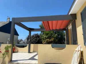 Pose de Pergola à toile rétractable Nîmes